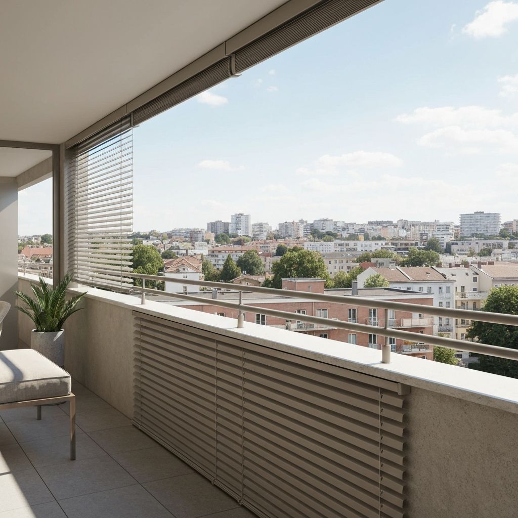 Balcony blinds